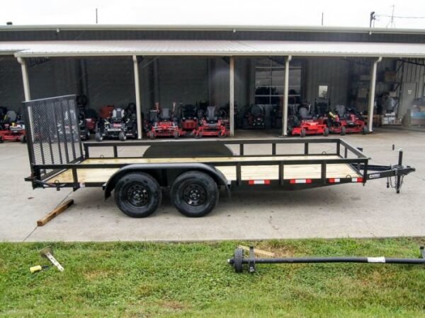 6.4×16 Straight Deck Utility Trailer (2) 3500lb Axles - Image 6