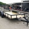 6.4×16 Straight Deck Utility Trailer (2) 3500lb Axles - Image 7