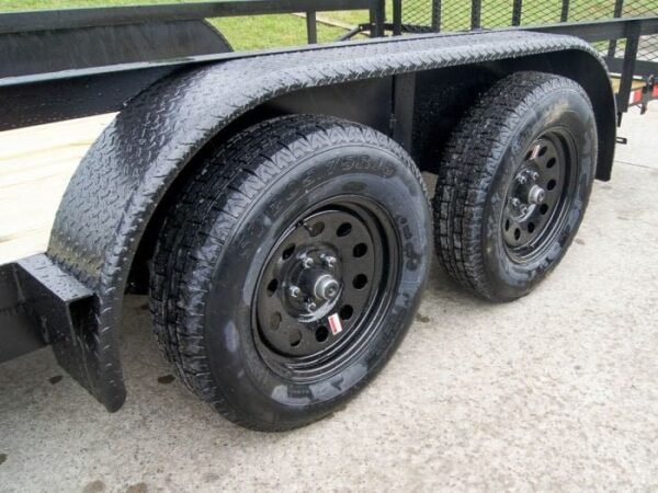 6.4×16 Straight Deck Utility Trailer (2) 3500lb Axles - Image 12