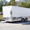 8.5×14 V-Nose Enclosed Trailer – Diamond Plate Floor Storage - Image 3