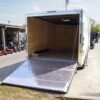 8.5×14 V-Nose Enclosed Trailer – Diamond Plate Floor Storage - Image 8