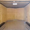 8.5×14 V-Nose Enclosed Trailer – Diamond Plate Floor Storage - Image 17