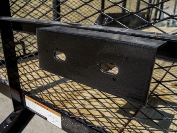6.4′ X 14′ Tandem Axle Straight Utility Trailer – Mesh 6′ Sides - Image 6