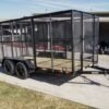 6.4′ X 14′ Tandem Axle Straight Utility Trailer – Mesh 6′ Sides - Image 11