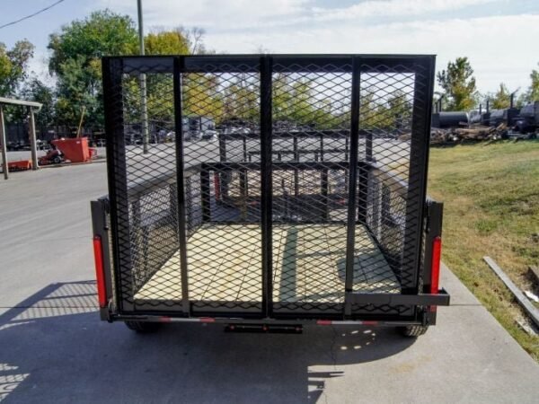5×8 Straight Deck Utility Trailer with 2ft Mesh Side 3500lb Axle - Image 3