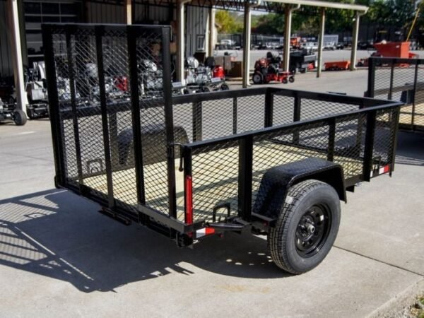 5×8 Straight Deck Utility Trailer with 2ft Mesh Side 3500lb Axle - Image 4