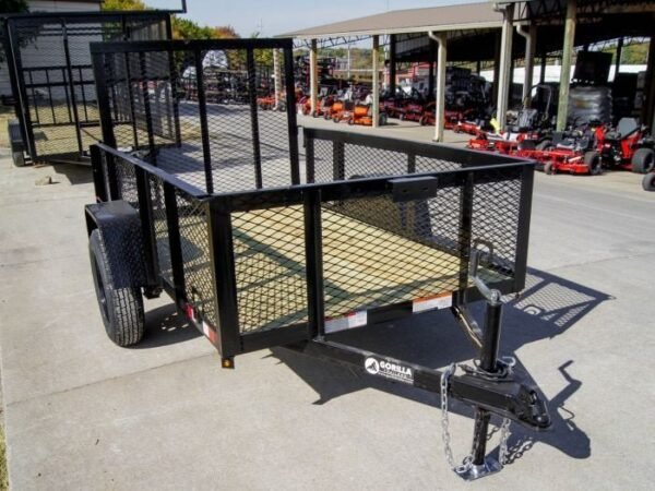 5×8 Straight Deck Utility Trailer with 2ft Mesh Side 3500lb Axle - Image 7