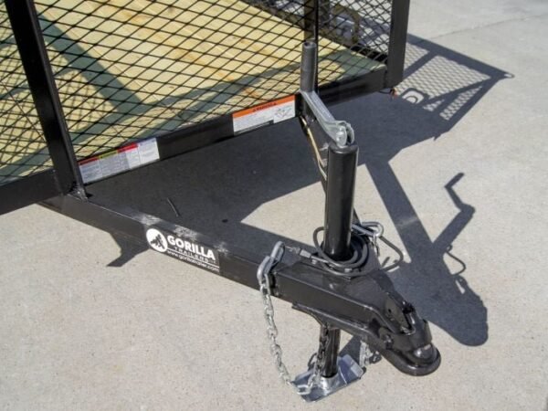 5×8 Straight Deck Utility Trailer with 2ft Mesh Side 3500lb Axle - Image 8