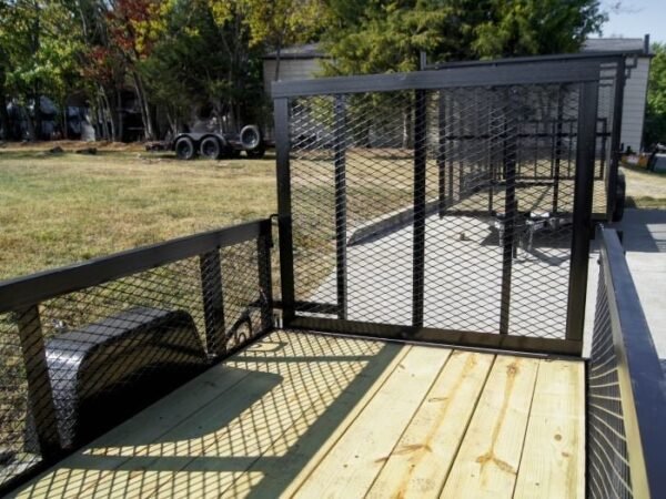 5×8 Straight Deck Utility Trailer with 2ft Mesh Side 3500lb Axle - Image 10