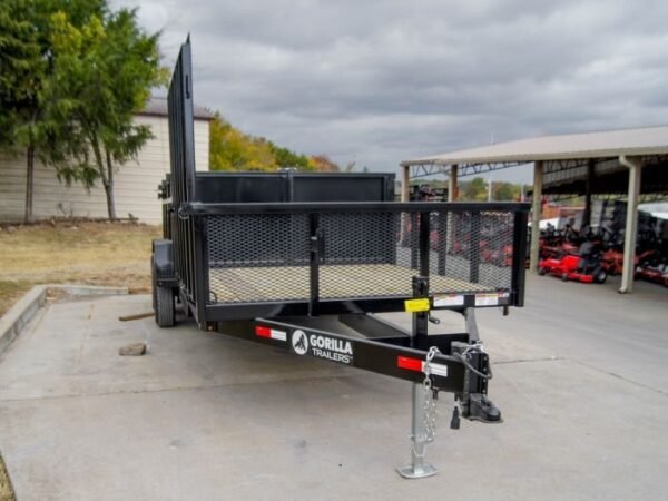 7×20 Hybrid Dump Utility Trailer with 3ft Sides Equipment (2) 7K Axles - Image 2