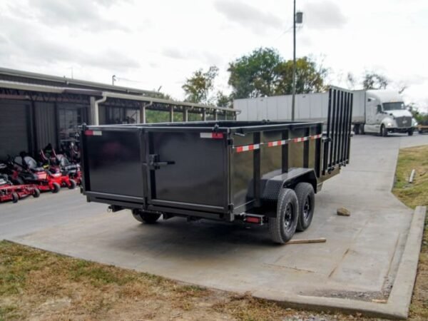 7×20 Hybrid Dump Utility Trailer with 3ft Sides Equipment (2) 7K Axles - Image 6