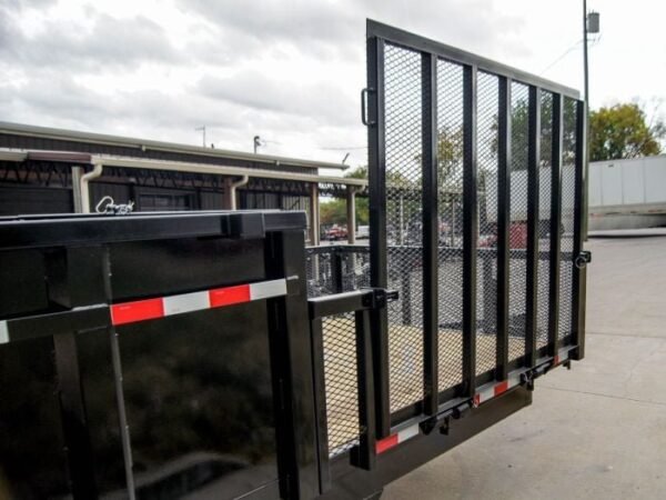 7×20 Hybrid Dump Utility Trailer with 3ft Sides Equipment (2) 7K Axles - Image 12