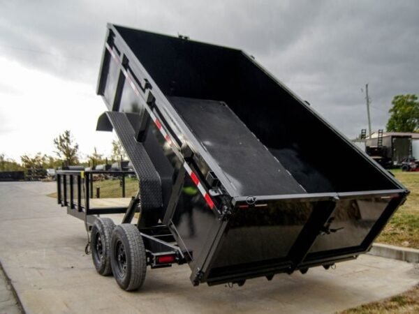 7×20 Hybrid Dump Utility Trailer with 3ft Sides Equipment (2) 7K Axles - Image 21