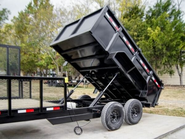 7×20 Hybrid Dump Utility Trailer with 3ft Sides Equipment (2) 7K Axles - Image 22