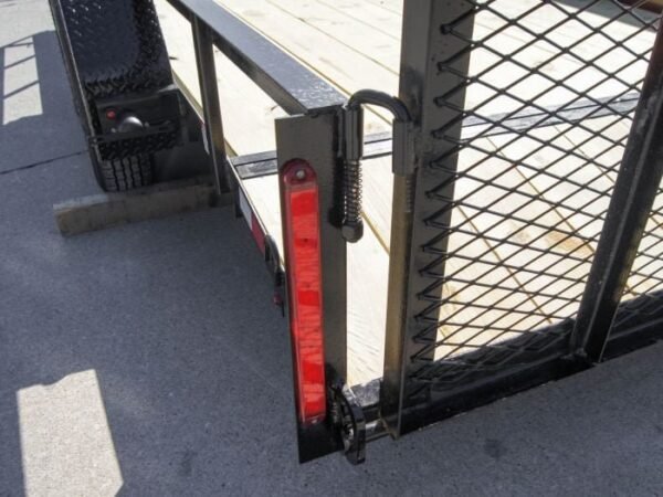 6.4×16 Utility Trailer Dovetail (2) 3500lb Axles with Gate - Image 15