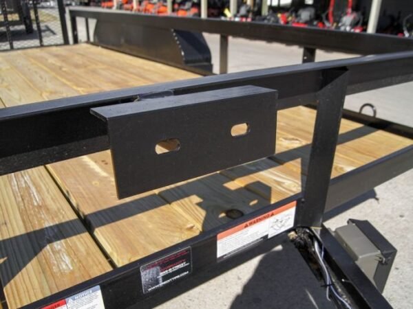 6.4×14 Dovetail Utility Trailer (2) 3500 Axles - Image 7