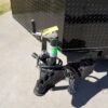 7×14 Enclosed Trailer White V-Nose Blackout Package (2) 3,500lb Axles - Image 10