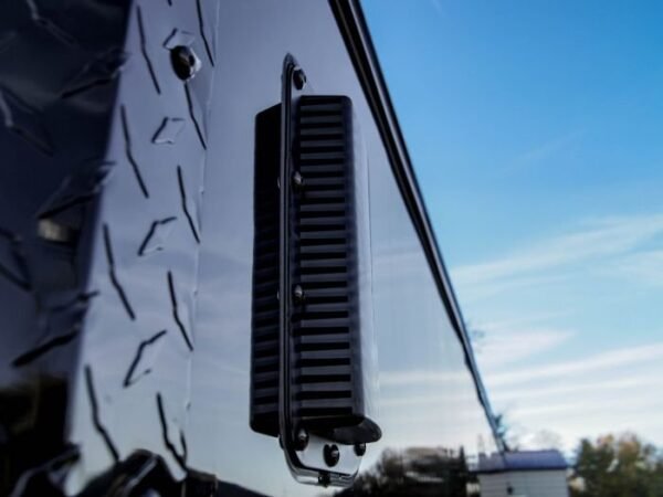 7×14 Enclosed Trailer Black V-Nose Blackout Package 3,500lb Axle Storage - Image 9