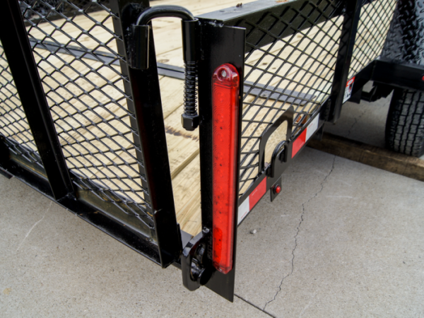 6.4×12 Dovetail Utility Trailer with 1ft Mesh Sides 3,500lb Axle - Image 5