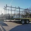 6.4 x 16 Straight Deck Tandem Axle Utility Trailer w/ 6ft Ladder Racks - Image 7