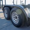 6.4 x 16 Straight Deck Tandem Axle Utility Trailer w/ 6ft Ladder Racks - Image 13