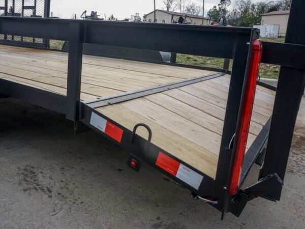 6.4×18 Dovetail Utility Trailer with Side Gate (2) 3,500lb Axle - Image 12