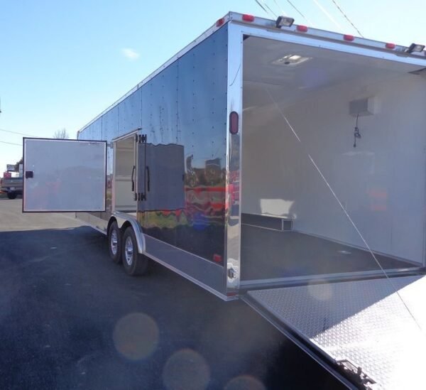 Enclosed Trailer 8.5’x26′ Black – Cargo Car ATV Hauler Storage - Image 10