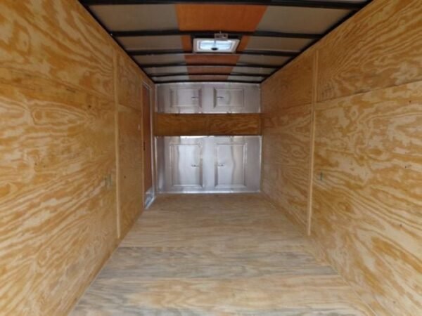 Enclosed Trailer 6’x16′ Black – V-Nose Cargo Equipment Car ATV Storage - Image 6