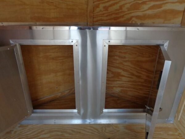 Enclosed Trailer 6’x16′ Black – V-Nose Cargo Equipment Car ATV Storage - Image 13
