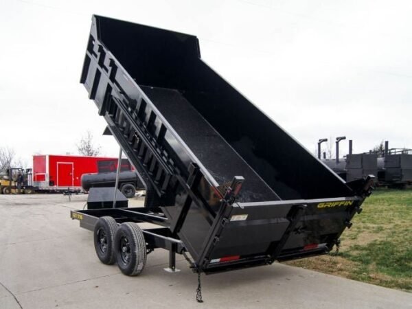 7×16 Telescopic Dump Trailer with 3ft Sides (2) 7K Axles - Image 24