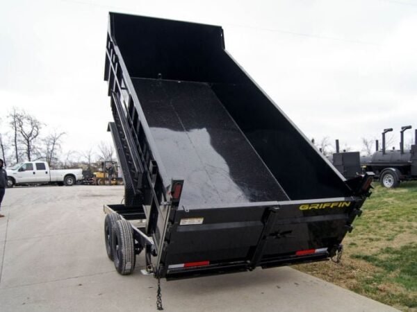 7×16 Telescopic Dump Trailer with 3ft Sides (2) 7K Axles - Image 25
