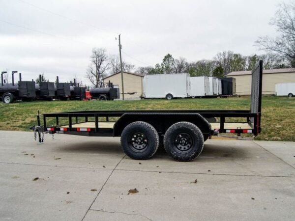 6.4×14 Straight Deck Off Road ATV/UTV Utility Trailer (2) 3,500lb Axles - Image 3