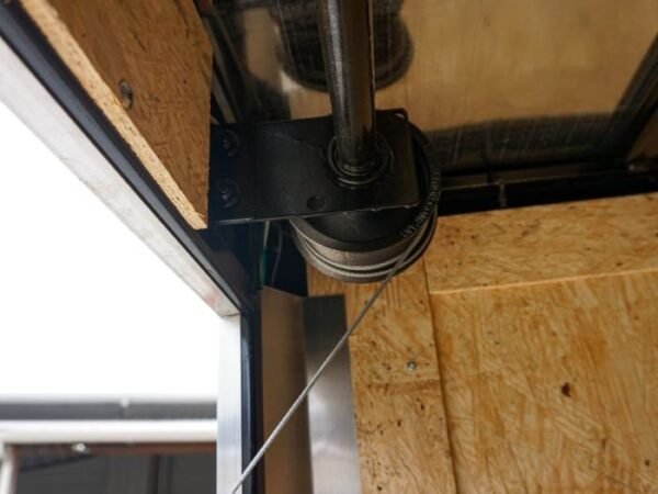 Enclosed Trailer 7×12 Single Axle 3500lbs V-Nose W/ Ramp Storage - Image 18
