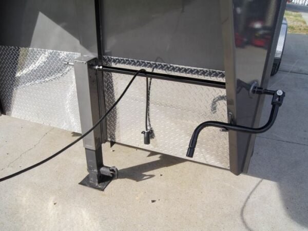 20ft Charcoal Gooseneck Livestock Cattle Trailer (2) 7K Axles - Image 11