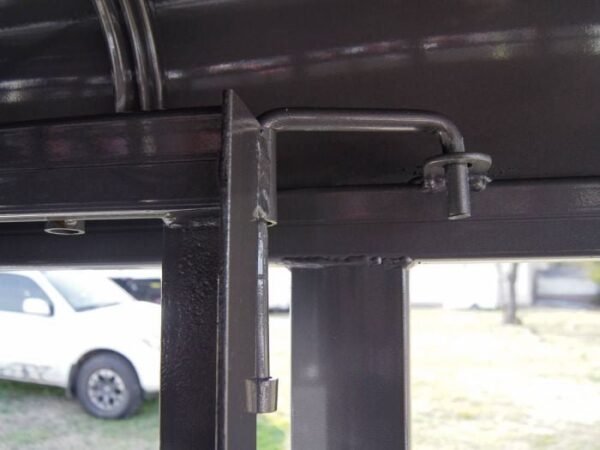 20ft Charcoal Gooseneck Livestock Cattle Trailer (2) 7K Axles - Image 18