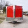 Enclosed Trailer 8.5’x22′ Red & Black – Car Hauler Storage - Image 2