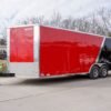 Enclosed Trailer 8.5’x22′ Red & Black – Car Hauler Storage - Image 3