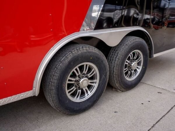 Enclosed Trailer 8.5’x22′ Red & Black – Car Hauler Storage - Image 15
