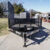 7×20 Hybrid Utility Dump Trailer 2ft Sides with Box (2) 7K Axles - Image 3