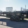 7×20 Hybrid Utility Dump Trailer 2ft Sides with Box (2) 7K Axles - Image 6