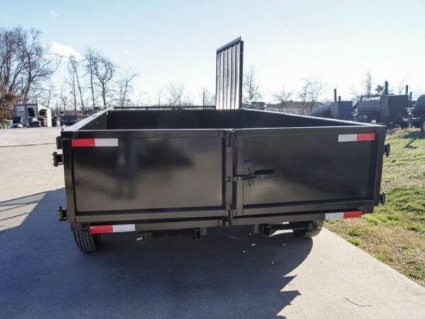 7×20 Hybrid Utility Dump Trailer 2ft Sides with Box (2) 7K Axles - Image 7