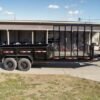 7×20 Hybrid Utility Dump Trailer 2ft Sides with Box (2) 7K Axles - Image 9