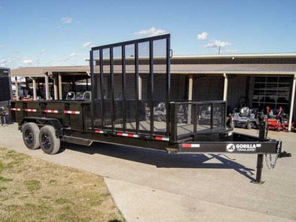 7×20 Hybrid Utility Dump Trailer 2ft Sides with Box (2) 7K Axles - Image 10
