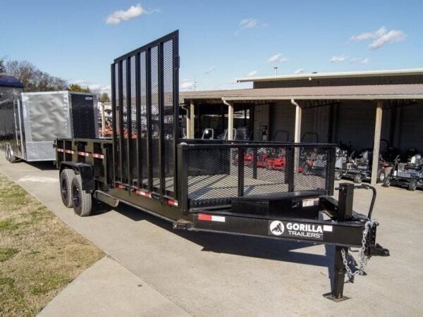 7×20 Hybrid Utility Dump Trailer 2ft Sides with Box (2) 7K Axles - Image 11