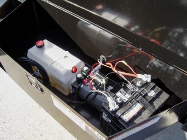 7×20 Hybrid Utility Dump Trailer 2ft Sides with Box (2) 7K Axles - Image 13