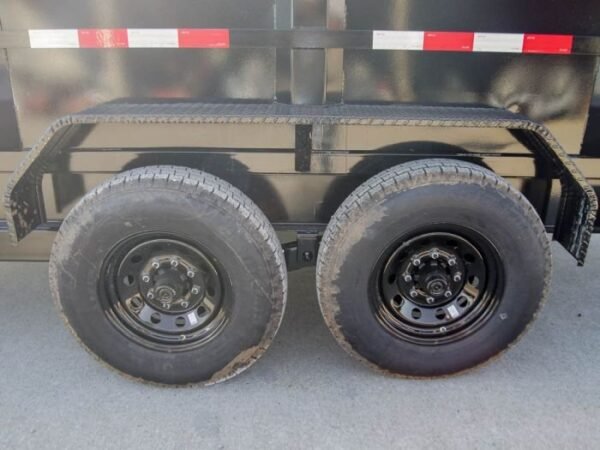 7×20 Hybrid Utility Dump Trailer 2ft Sides with Box (2) 7K Axles - Image 19