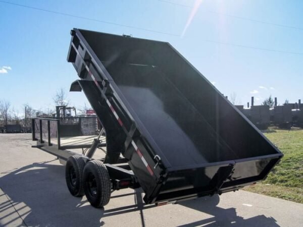 7×20 Hybrid Utility Dump Trailer 2ft Sides with Box (2) 7K Axles - Image 23