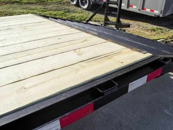 8.5×30 IBeam Gooseneck Deckover Trailer (2) 7K Axles Stand-Up Ramps - Image 10