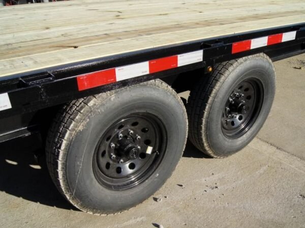 8.5×30 IBeam Gooseneck Deckover Trailer (2) 7K Axles Stand-Up Ramps - Image 12