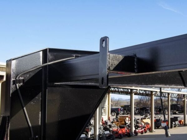 8.5×30 IBeam Gooseneck Deckover Trailer (2) 7K Axles Stand-Up Ramps - Image 13